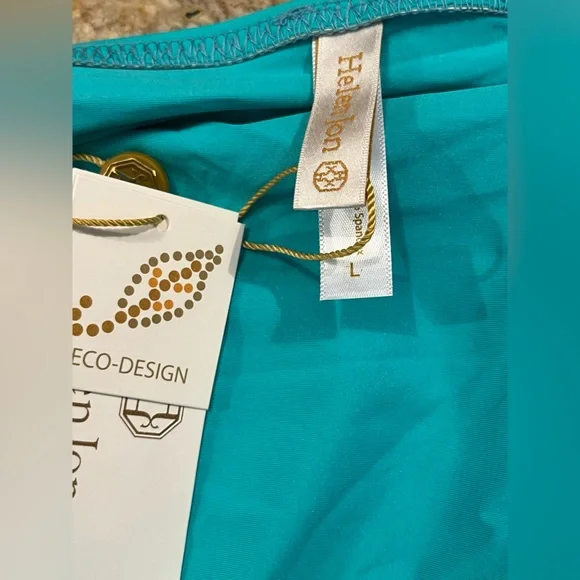 NWT Helen Jon Tortoise Hipster Swim Bottom